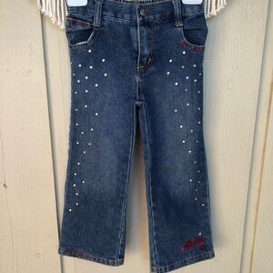 2000s Barbie Rhinestone Jeans